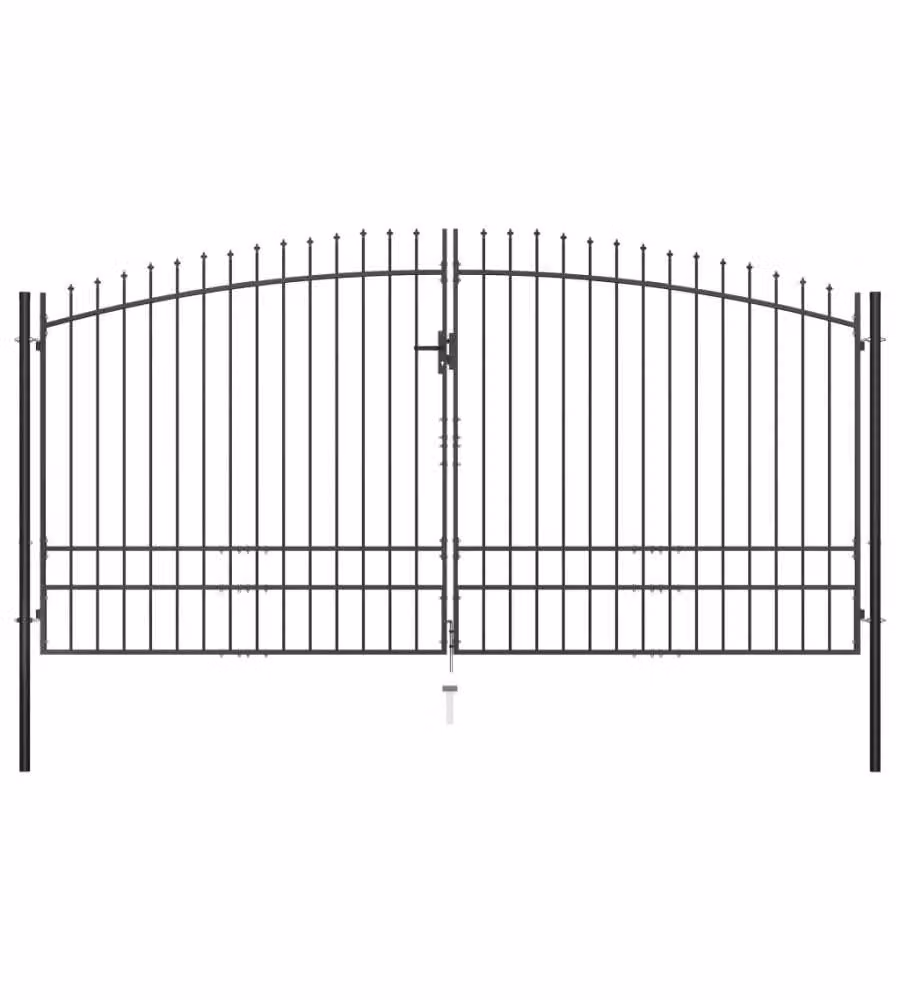 Cancello Doppio con Punte a Lancia 400x248 cm