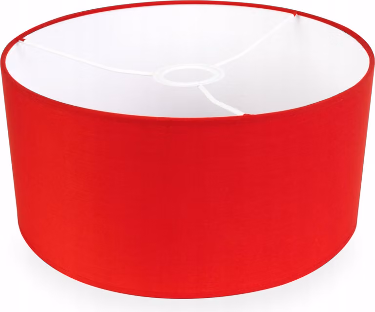 Paralume Per Lampada Da Tavolo Rosso 40 Cm