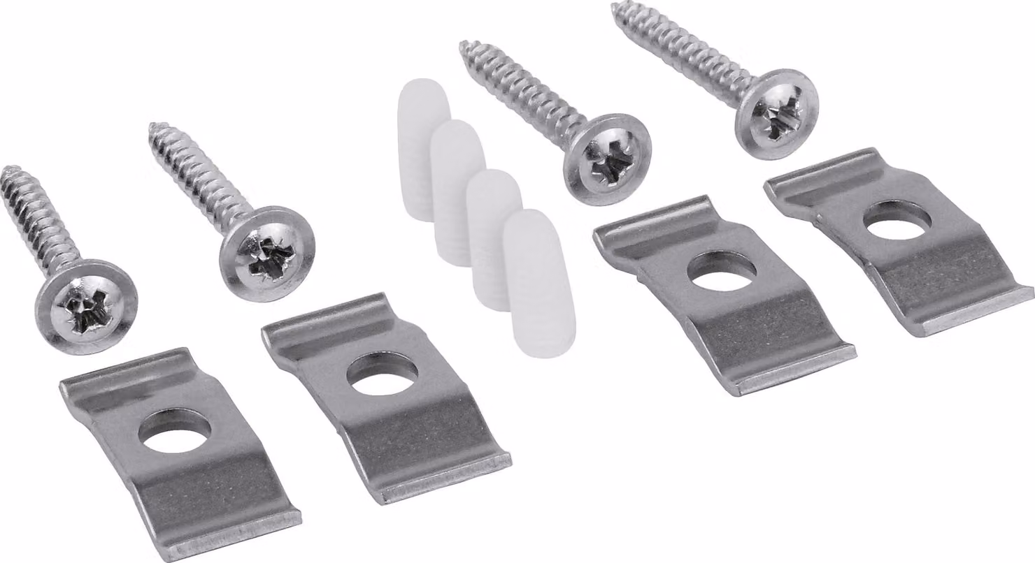 Set di fissaggio BLANCO per lavelli in Vetroceramica sottopiano 4x