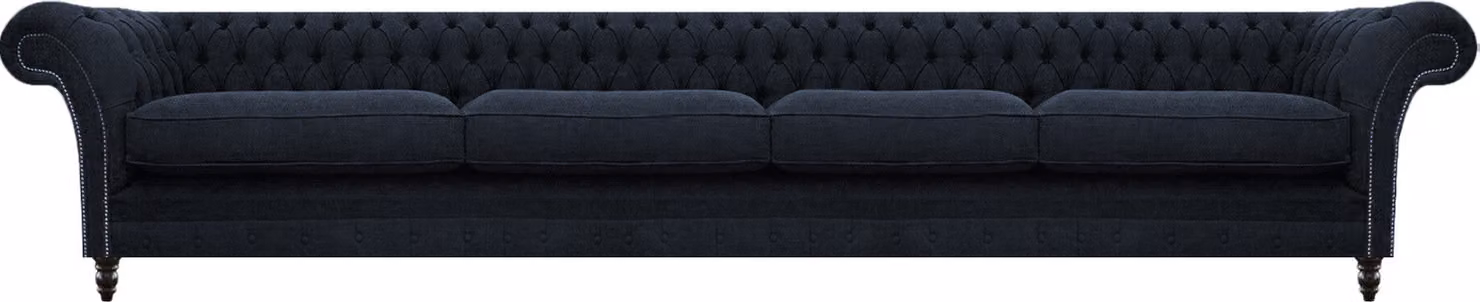 Moderne Designer Chesterfield Sofa Viersitzer Couch Wohnzimmer Einrichtung