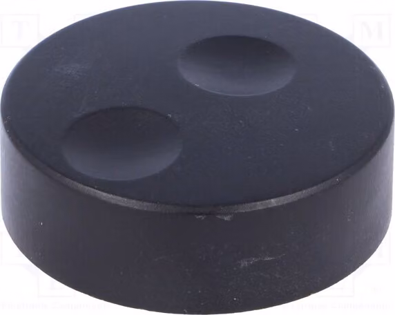 1 x Manopola rotativa senza indicatore, modello Kuntoff, diametro albero: 6 mm, dimensioni: 39,6 x 13,5 mm, codice CL71650B. Manopole rotative