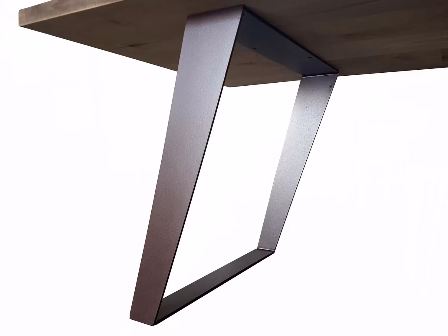 Tavolo fisso rettangolare in legno massello di ontano e abete Mobili 2G L: 200 cm, P: 78 cm, H: 76 cm – 2