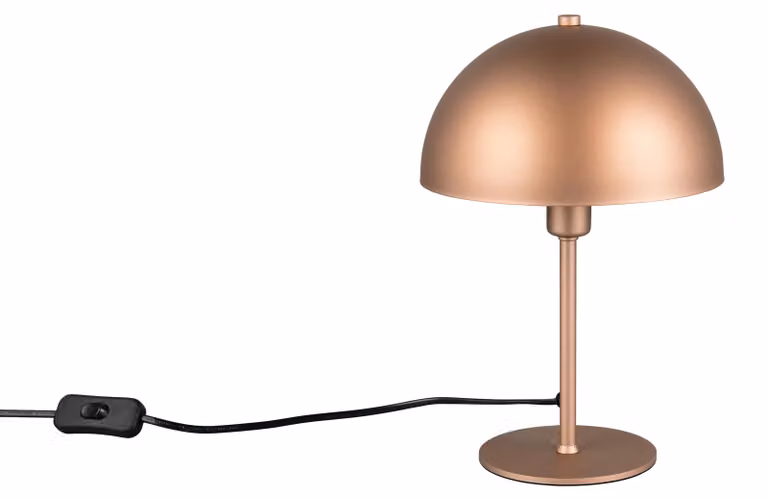 Lampada da tavolo NOLA color caffè 1xE14x28W in metallo, dimensioni: 30x20x20 cm, IP20, Trio