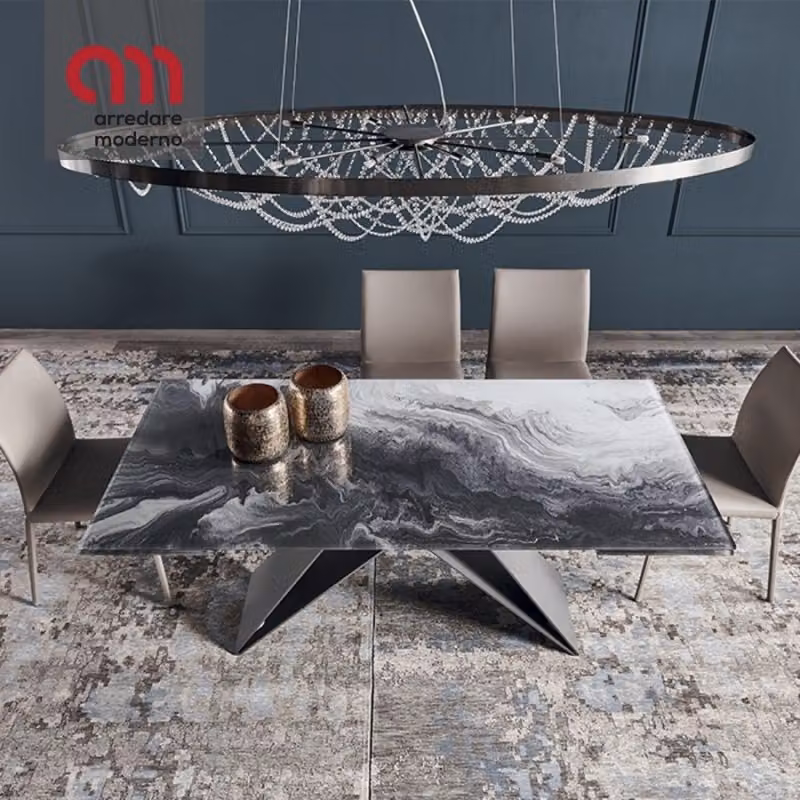 Tavolo Premier Crystalart Drive Cattelan Italia
