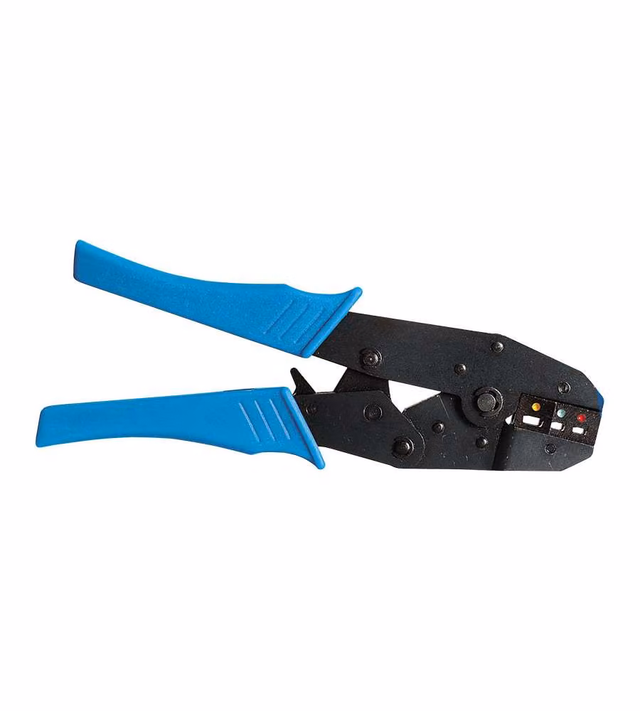 Fervi Pinze a Cricchetto 230 mm per Capicorda Preisolati d.0,8-3,5mm
