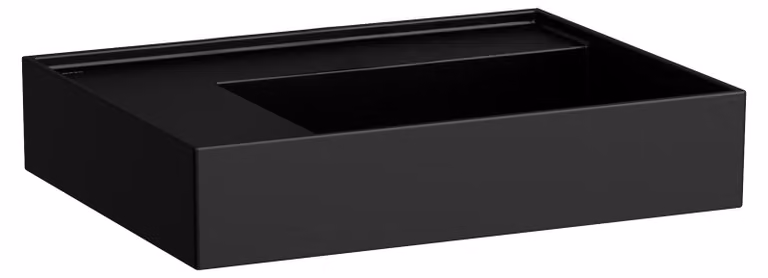 LAUFEN Kartell lavabo à poser, tablette à gauche, sans trou pour robinet, sans trop-plein, 600x460mm, H8183357161121, H8183357161121