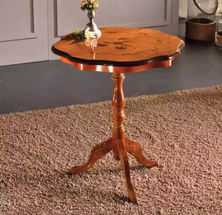 Couchtisch Runder Tisch Designer Klassischer Möbel Holz