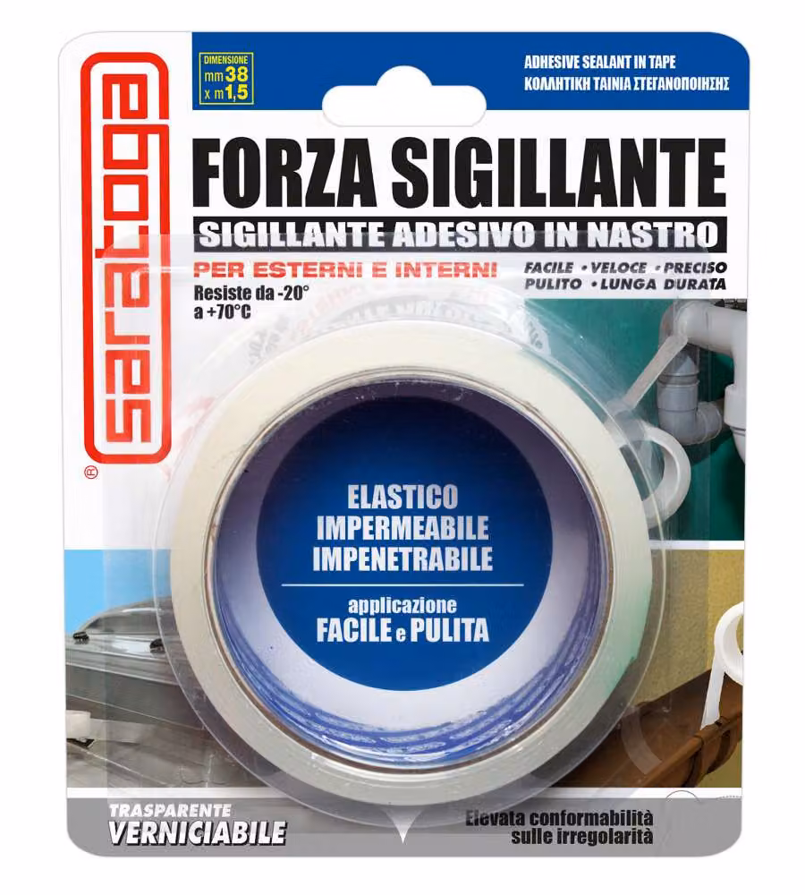 Sigillante adesivo trasparente 1,5 m