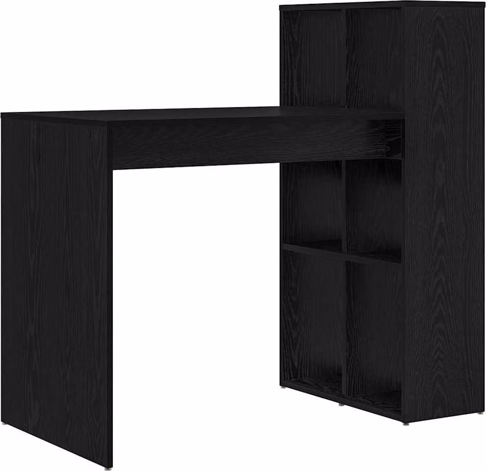 Scrivania Rovere Nero 108 x 55 x 103.5 cm Legno multistrato