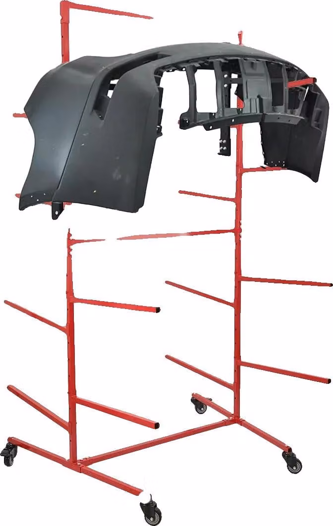 Scaffale da magazzino, struttura in metallo, quattro livelli, installazione a pavimento, design non pieghevole, versatile