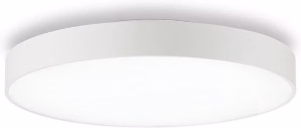 Plafoniera Moderna Halo Alluminio Bianco Led 32W 4000K Luce Naturale