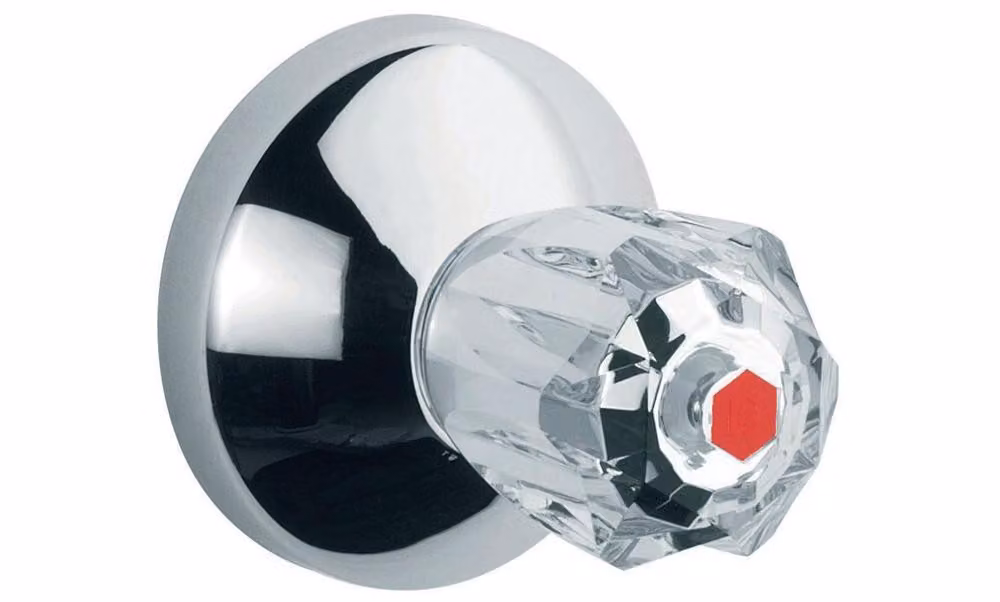 Valvola da incasso Grohe unità superiore ATLANTA Maniglia Brillant marcatura rosso cromo