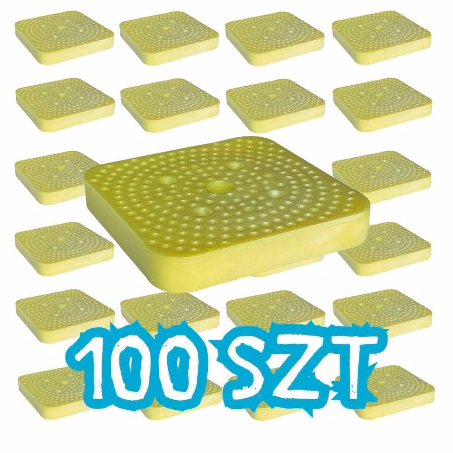Tamponi di montaggio SOLID fino a 10 tonnellate 100x100 mm spessore 15 mm 100 pezzi
