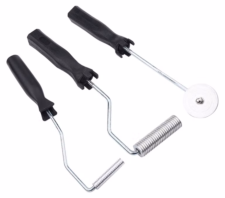 Solidchoice - Set di 3 utensili professionali per rimuovere le bolle nell'applicazione di laminati