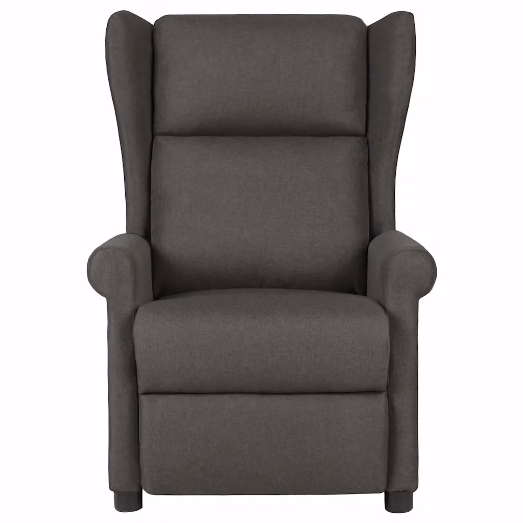 Divano Sedia-Poltrona Relax Recliner Massaggiante in Tessuto Grigio con Braccioli e Struttura in Metallo e Legno – 2