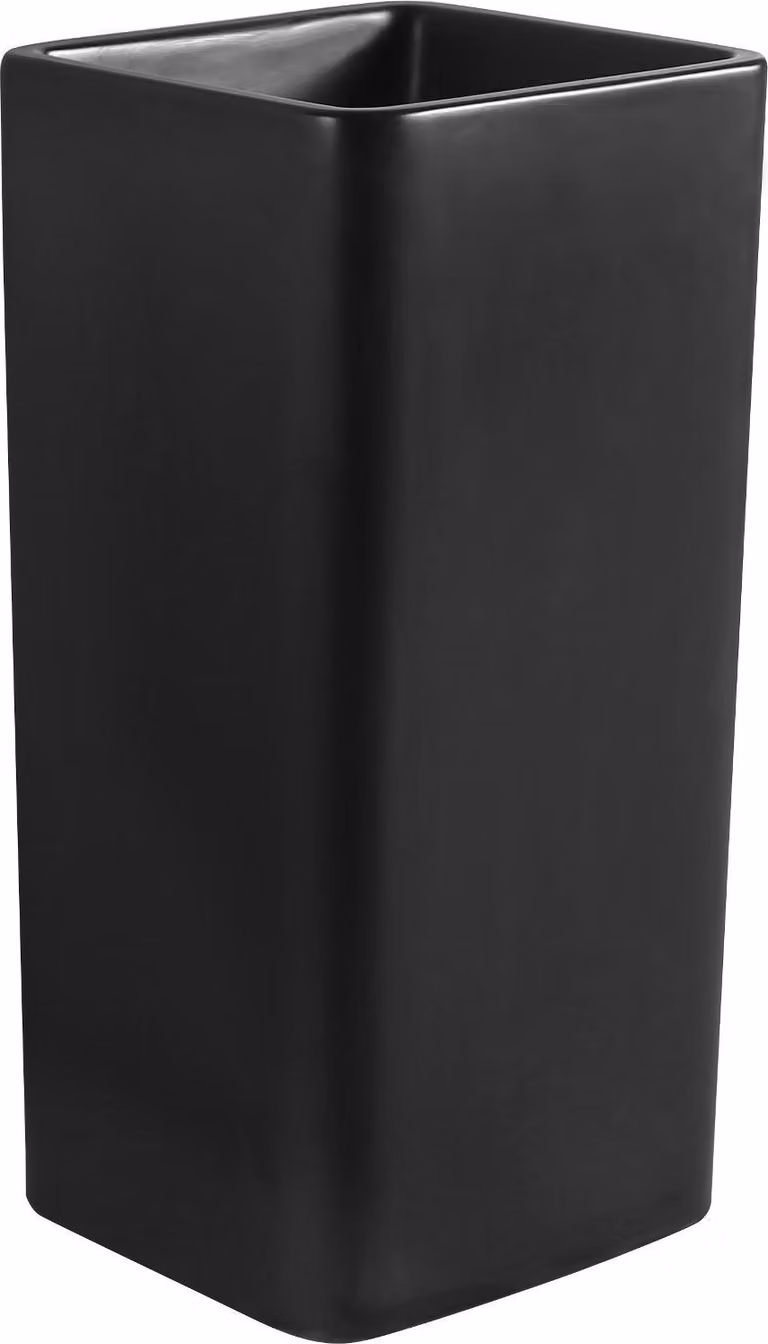 Mexen Tana lavabo a colonna 40 x 40 cm, nero opaco - 26044070