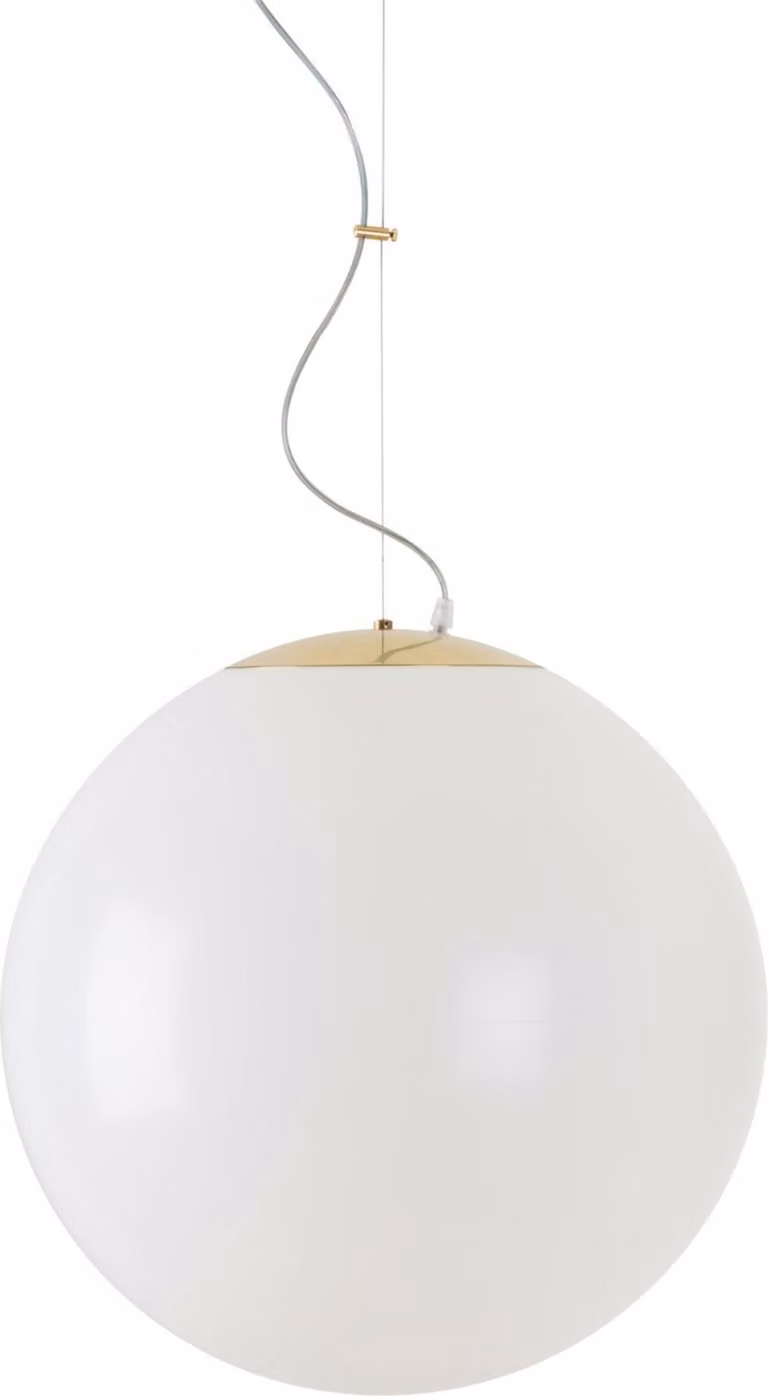 OSMONT ISI64783 ISIS L4 PM HP apparecchio a sospensione in plastica ottone lucido / bianco IP40 4000 K 59W LED