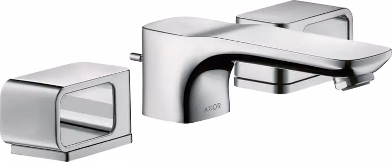hansgrohe AXOR Urquiola mitigeur lavabo 3 trous DN15 avec rosaces, 11041000, 11041000