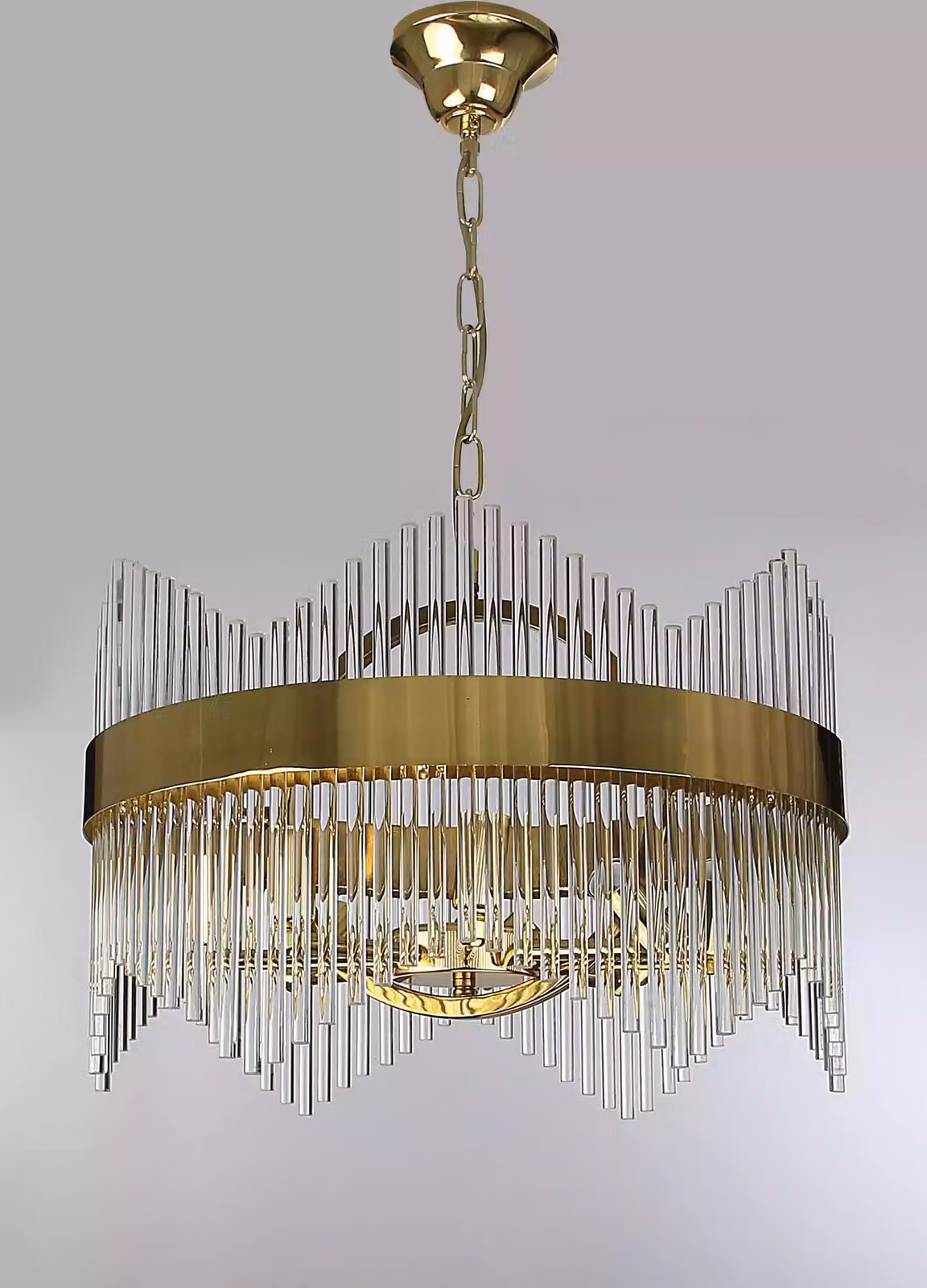 Deckenlampe Stil Moderne Wohnzimmer Deckenleuchte Glas gold