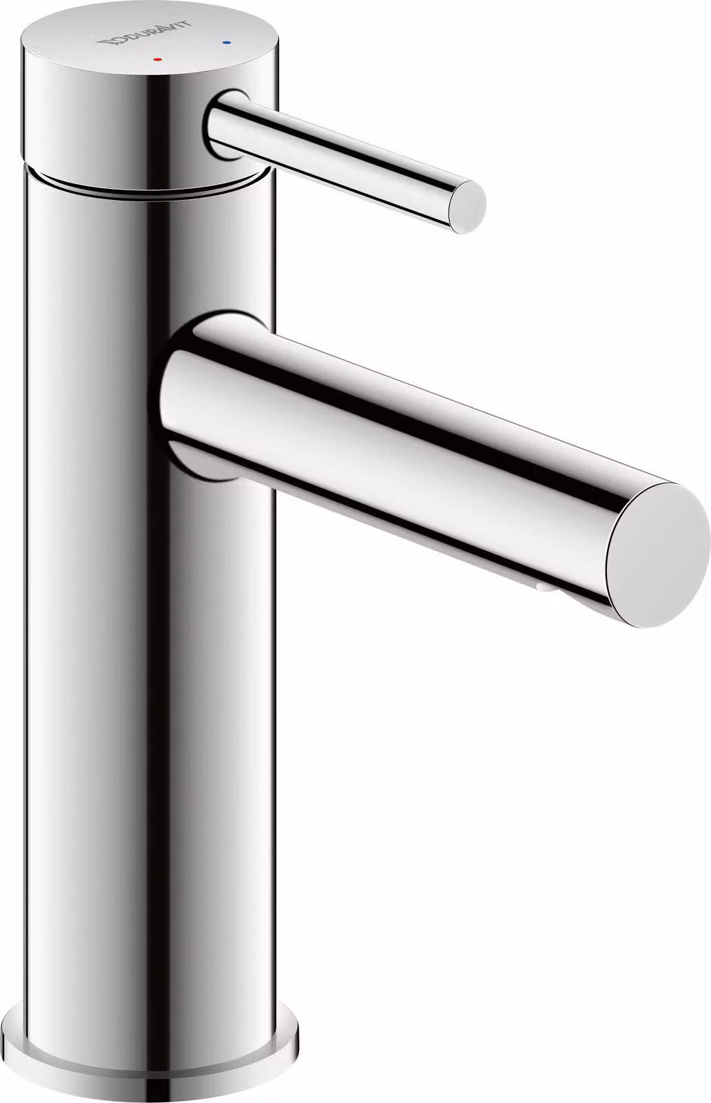 Duravit Circle Mitigeur monocommandé pour lavabo M EasyClean, sans garniture de vidage, saillie 117 mm, chrome, CE1020002010, CE1020002010