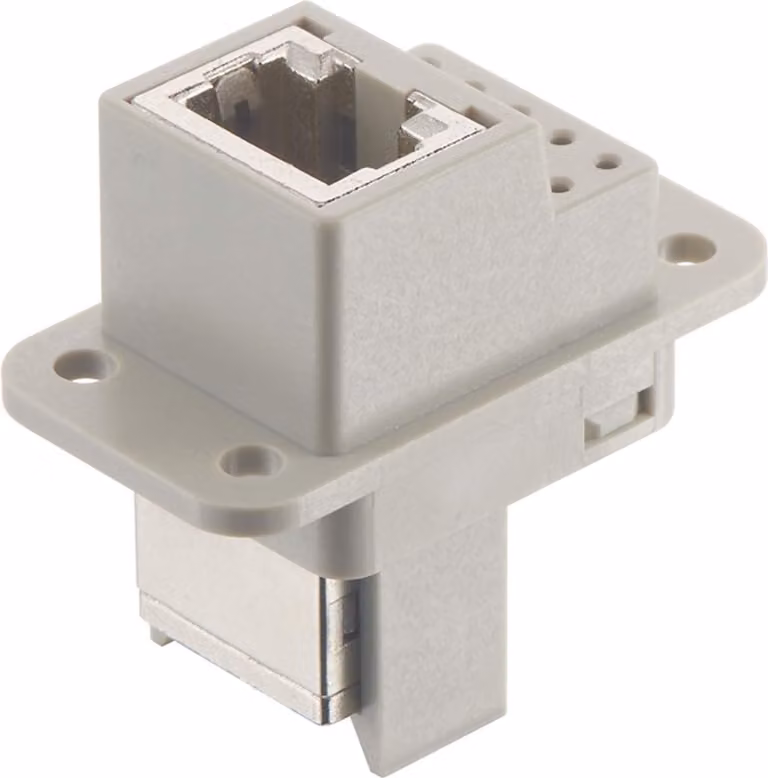 HARTING Han Q-Data RJ45 inserto femmina (F) connessione a crimpare, 8 poli 50 V, 5 A - 1 pezzo