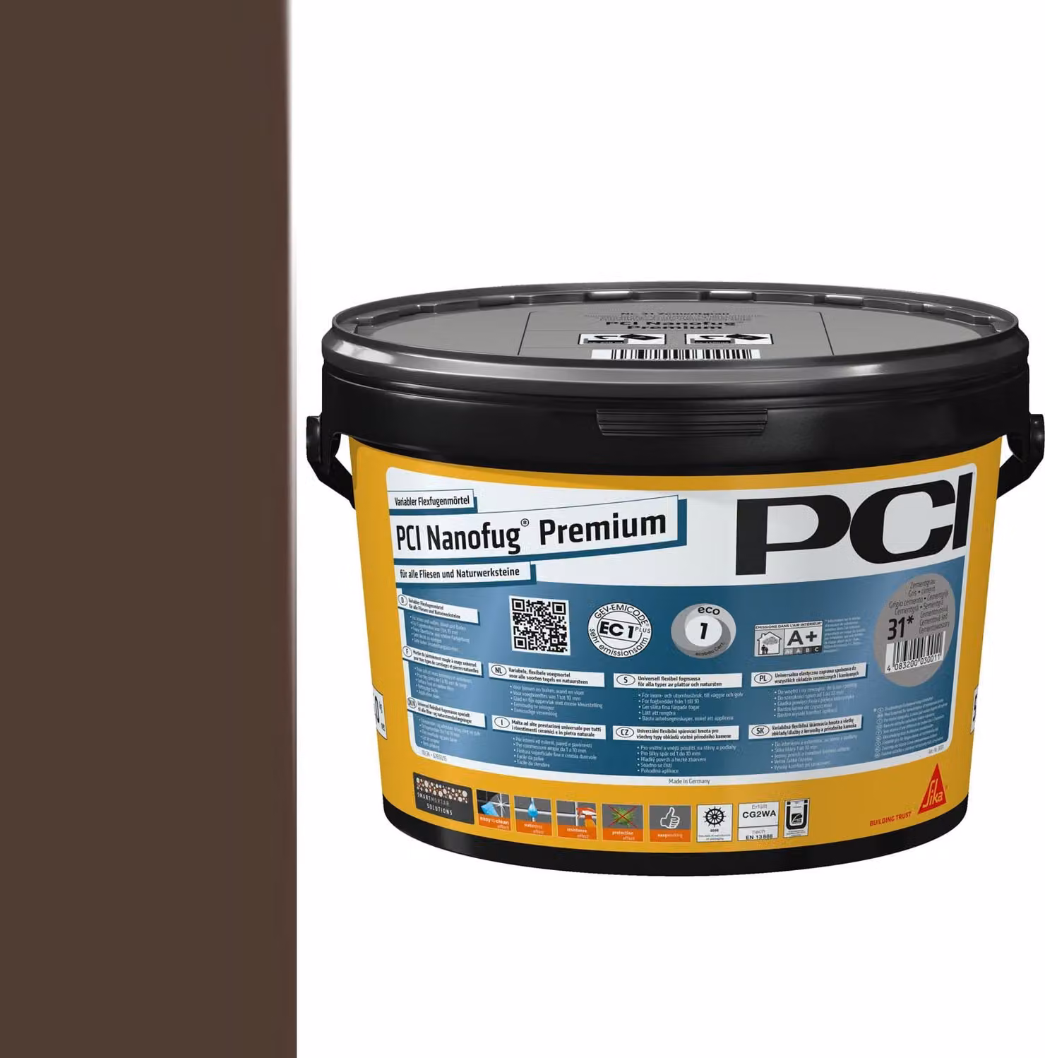 PCI Nanofug Premium Flexfugenmörtel 5kg Dunkelbraun