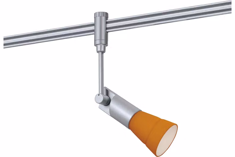 Paulmann 972.72 Sistema a binario L&E Phantom Spot Phari 40W G9 Cromo opaco/arancione 230V Metallo/plastica/vetro