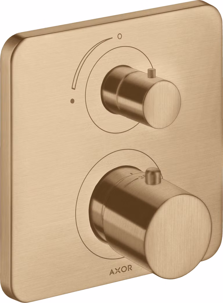 hansgrohe AXOR Citterio M thermostat encastré avec vanne d'arrêt, 34705140, 34705140
