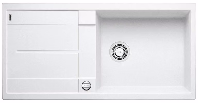 Blanco Metra XL 6 - Lavello in silgranito, 990x490 mm, con comando di scarico, nero 525933