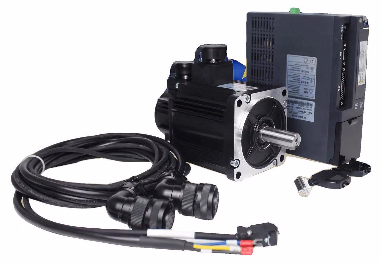 Kit servomotore CA, potenza 1,8 kW, velocità 3000 giri/min, coppia 5,73 Nm, encoder a 17 bit, comunicazione RS485