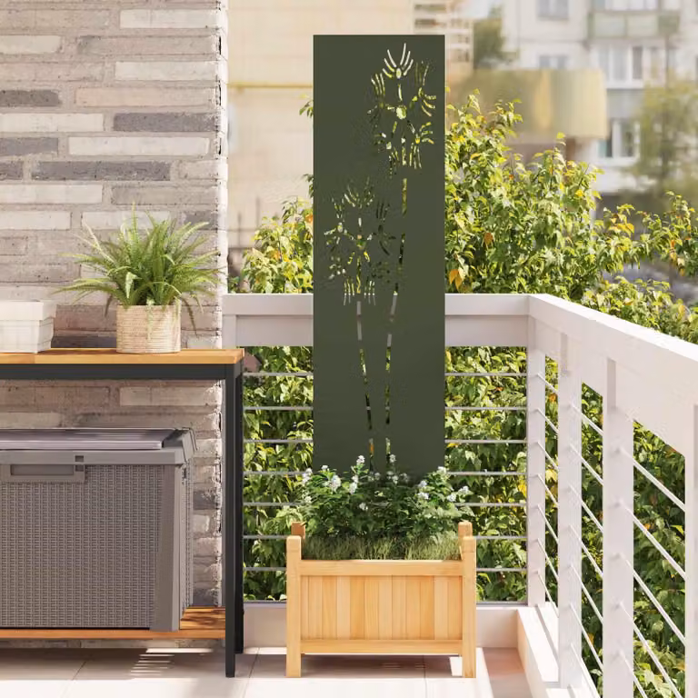 Schermo per privacy in giardino Oliver verde 32 x 140 cm