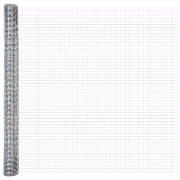 Recinzione in filo metallico, dimensioni 1,6 x 10 metri, per giardino e terrazzo