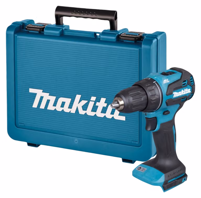 Trapano avvitatore a batteria Makita DDF 490 ZE 18 V 65 Nm brushless + valigetta - senza batteria, senza caricabatterie