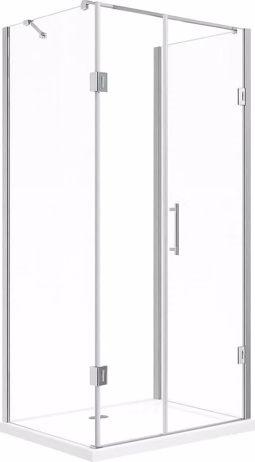 Glaswerk Westfalen - Cabina doccia Emma, 80x120x80x195 cm, con piatto doccia integrato