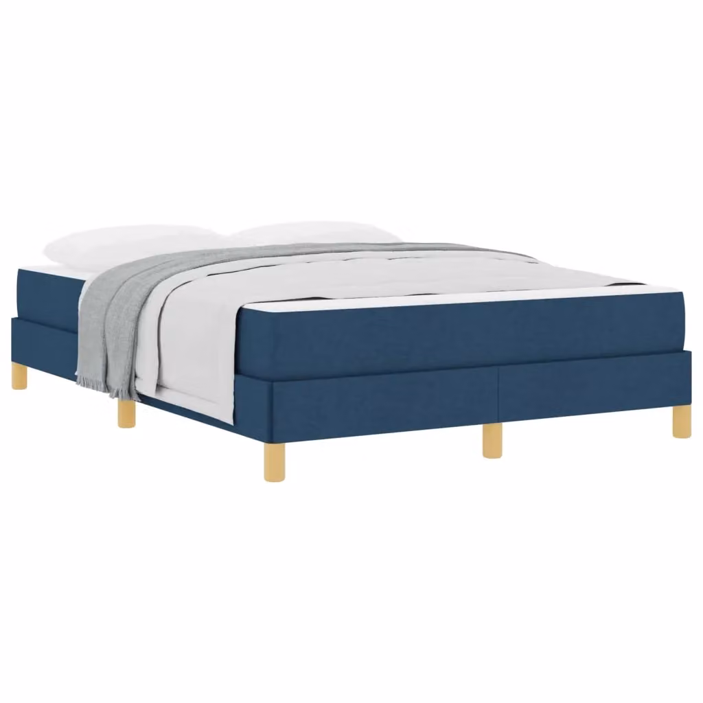 Letto a molle con materasso vidaXL in tessuto blu L: 160 cm, P: 200 cm, H: 280 cm – 2