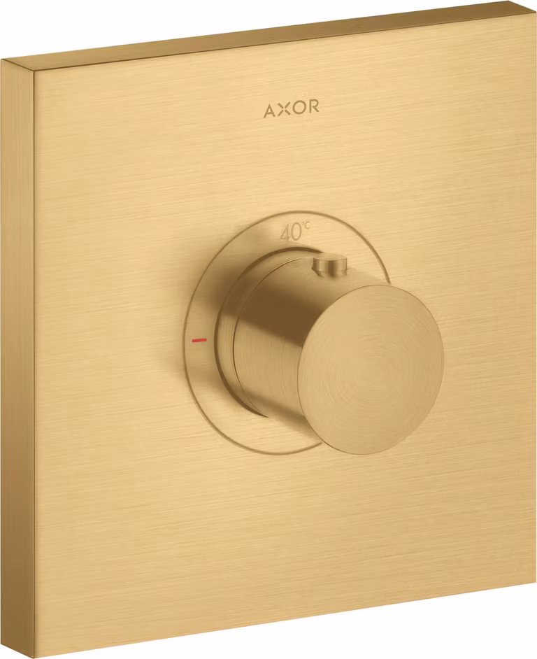 hansgrohe AXOR Starck ShowerSelect Thermostat carré à débit élevé à encastrer, 36718250, 36718250