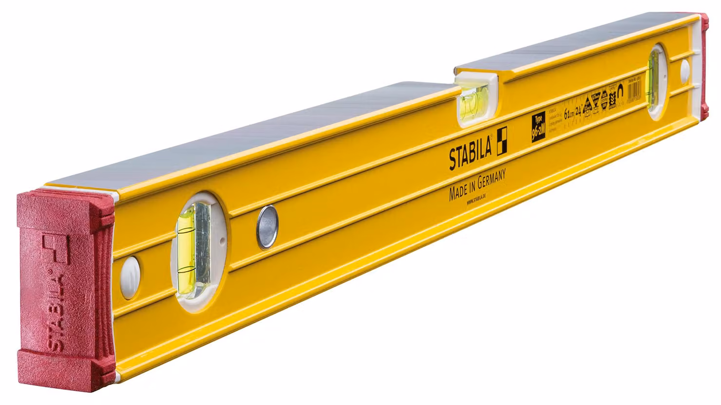Stabila Tipo 96-2 M livello 0,61 m Rosso, Giallo