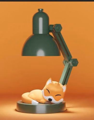 Lampada da tavolo decorativa con braccio orientabile - Mini lampada a motivo di animali e piante, LED