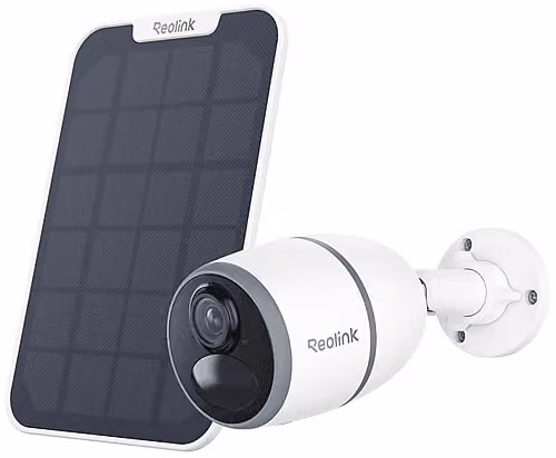 Videocamera da esterno Reolink Go G330 4G con pannello solare e batteria, bianca