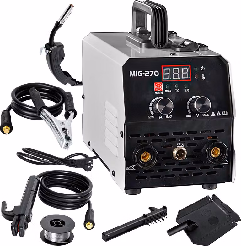 Saldatrice, inverter multifunzionale, protezione da sovraccarico, spina UE