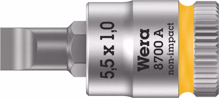 Wera 8700 A FL 05003321001 Slot Bit 5.5 mm 1/4 (6.3 mm)
