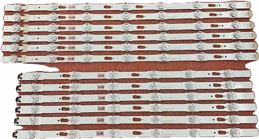 Strisce di retroilluminazione a LED, dimmerabili, compatibili con diversi modelli, alloggiamento in alluminio