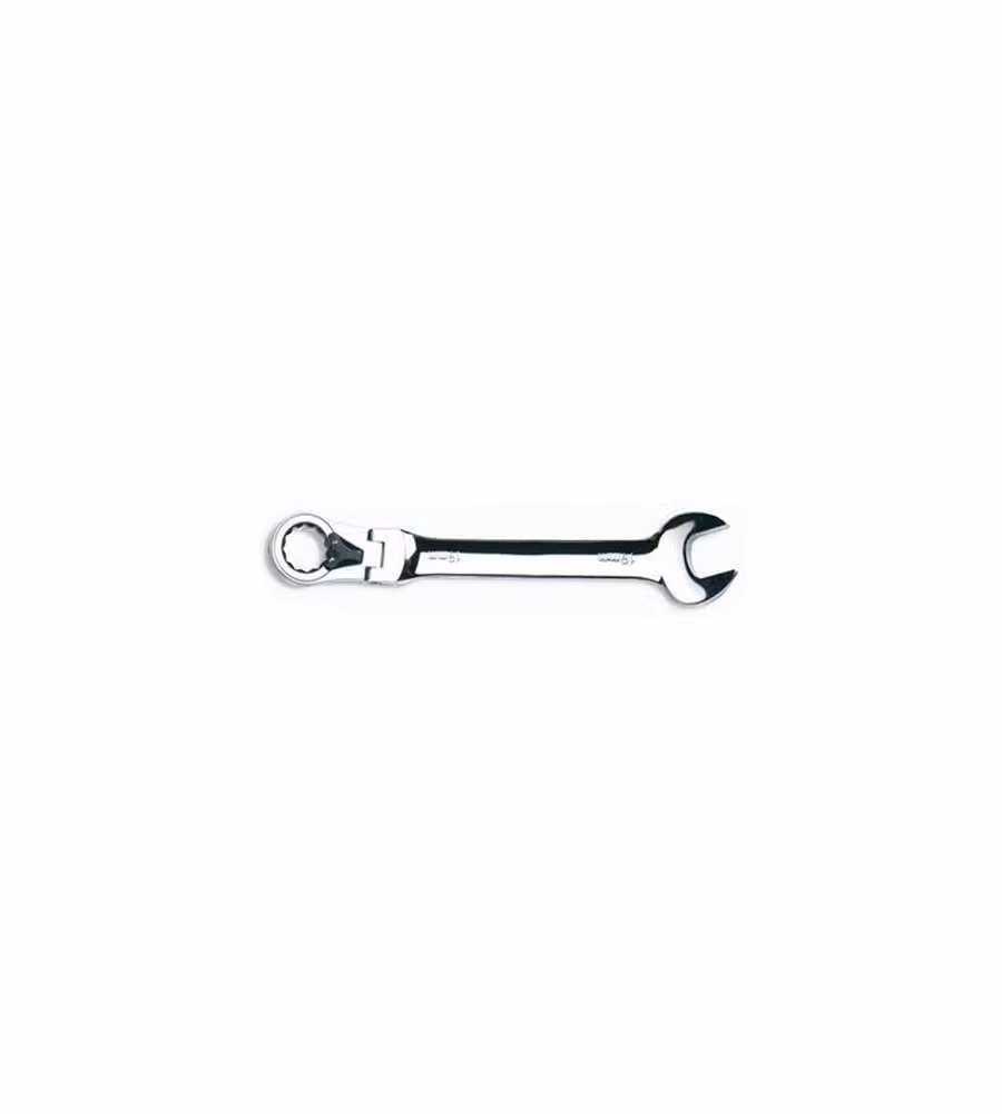 Chiave combinata con snodo a cricchetto reversibile 19 mm