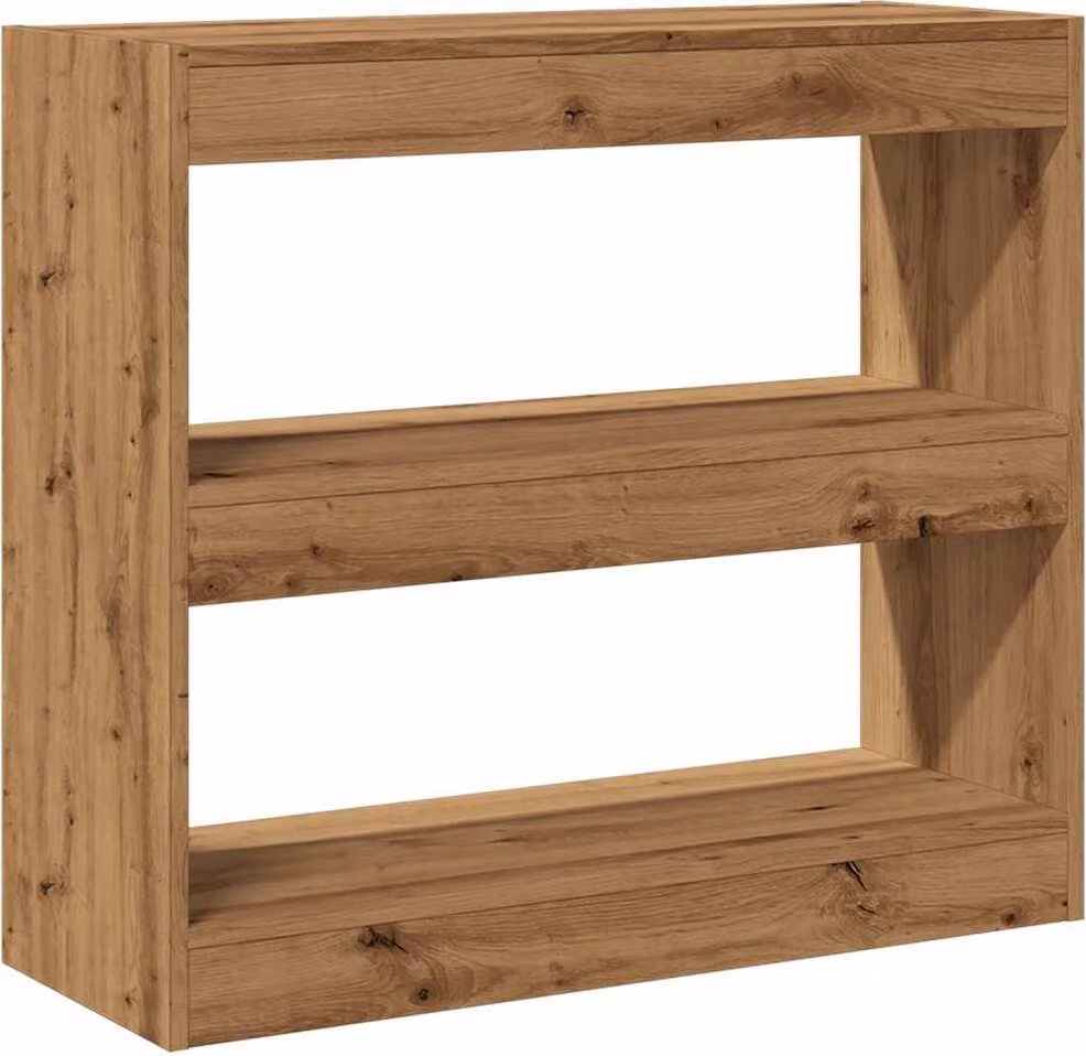 Libreria/Divisorio in Rovere Artigianale 80x30x72 cm