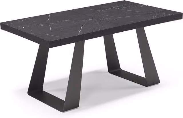 Tavolo da pranzo allungabile Argo Redokasa nero con top in melaminico e design moderno per cucina e soggiorno L/P/H: 160 x 90 x 76 cm, estensibile fino a 240 cm – 1