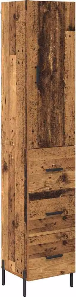 Credenza Legno vecchio 34,5 x 34 x 180 cm Legno multistrato