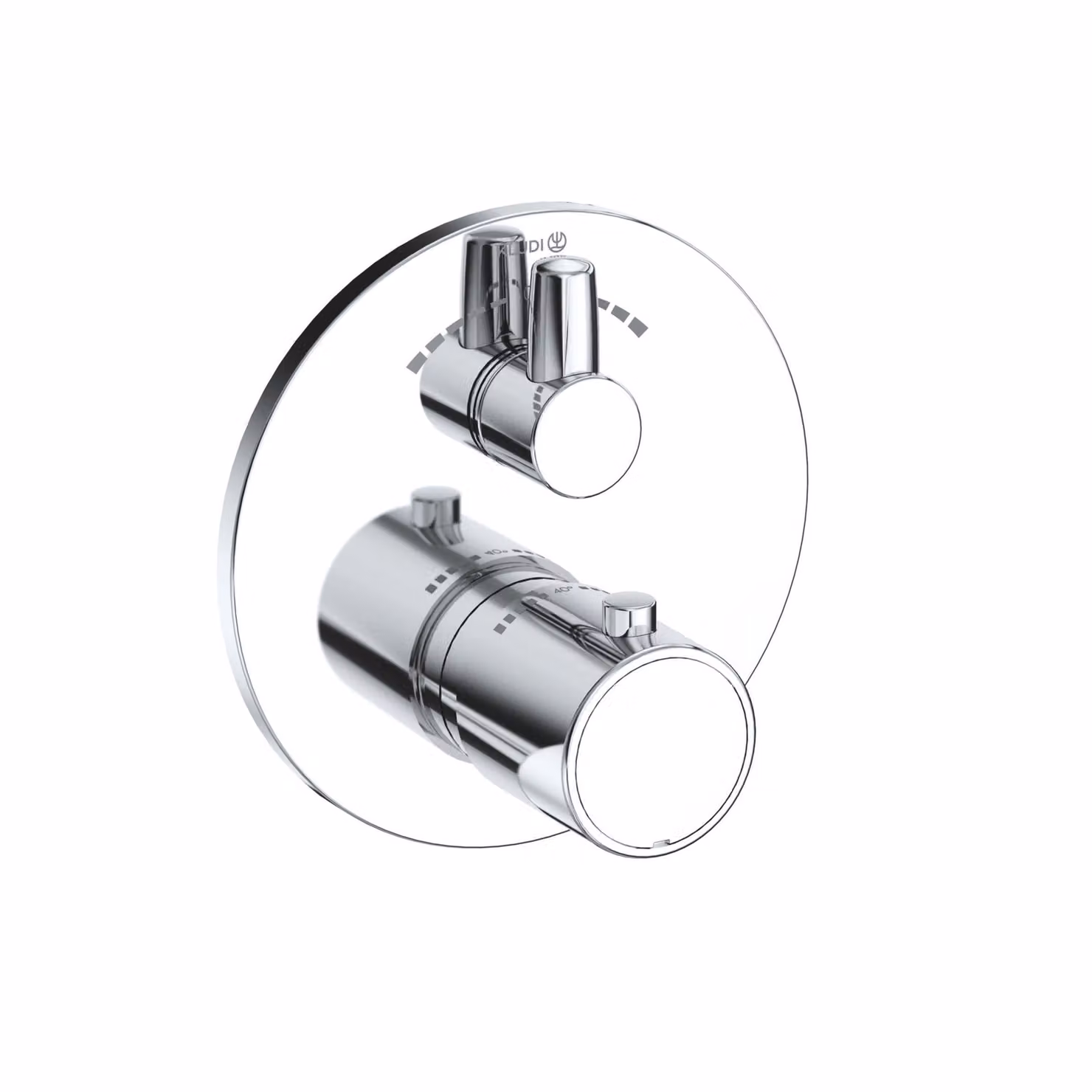 Kludi Zenta SL UP-THM Set di finitura per valvola di intercettazione e commutazione. Per 88022 cromato, 1 pz.