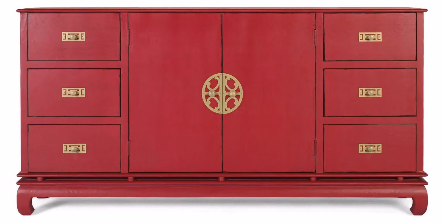 Credenza Basalto in legno di mango, 90 cm x 180 cm x 40 cm Giner y Colomer