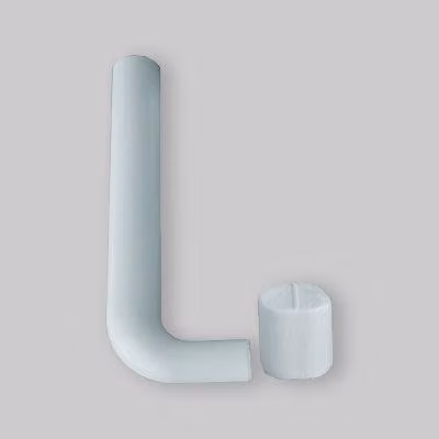 TUBO DI RISCIACQUO CON RIVESTIMENTO E TAPPO 35x11 cm