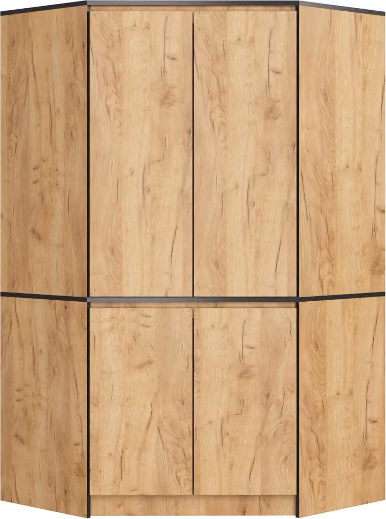 Armadio angolare 100 cm LOTA - rovere craft